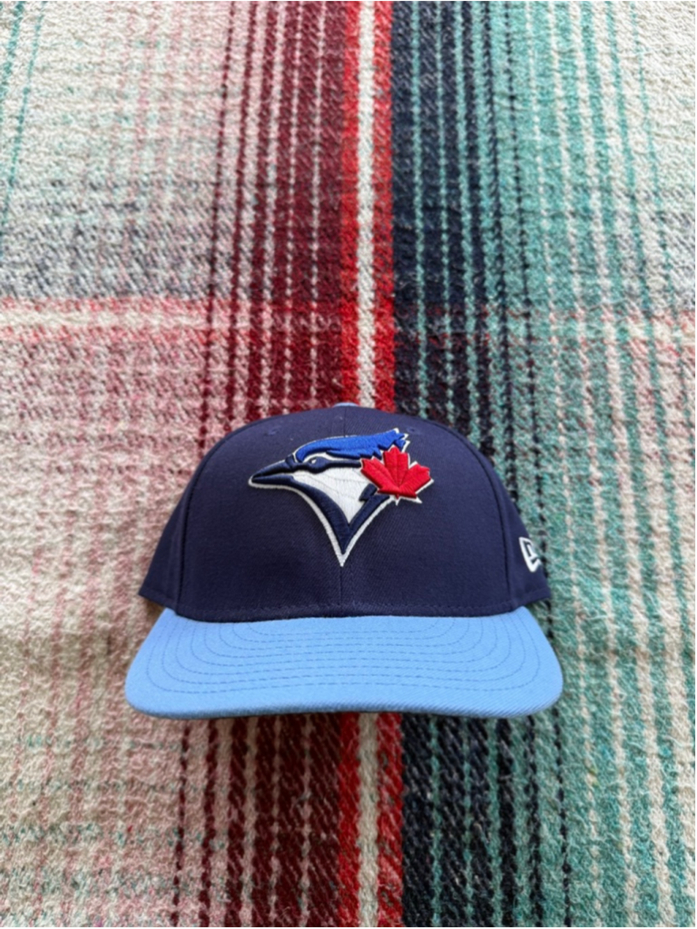 New Era Toronto Blue Jays Navy Light Fitted Baseball Hat 7 1/2